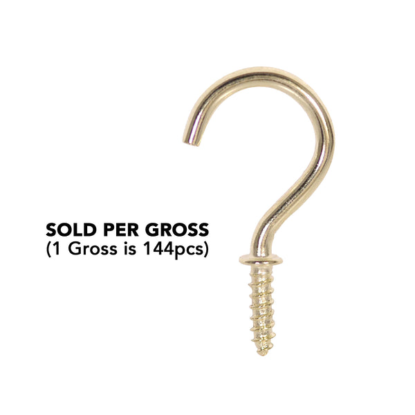 Brass Cup Hook (144 pieces)