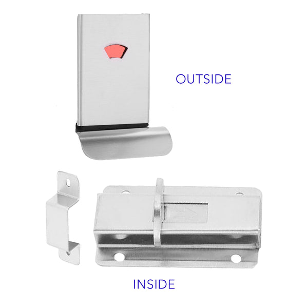 Toilet Partition Indicator Lock