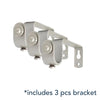 Egg Satin Nickel Iron Curtain Rod Set
