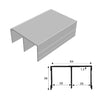 Aluminum Profile Sliding Wardrobe Mechanism Set