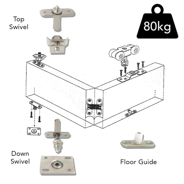 Bifold Sliding Roller Door Mechanism