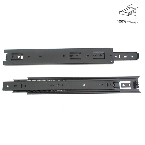 Giano Full Extension Drawer Slide (Black)