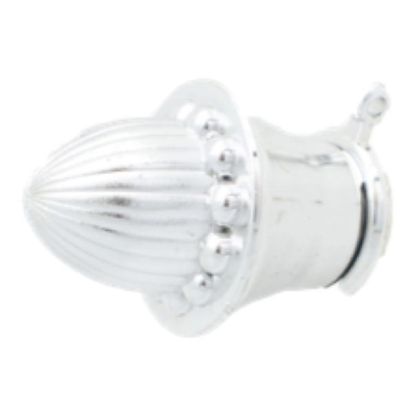 Decorative Chrome End Post