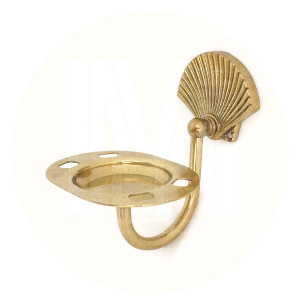 Solid Brass Toothbrush and Tumbler Holder