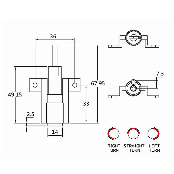 T102 Filing Cabinet Lock