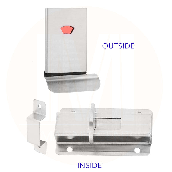 Toilet Partition Indicator Lock