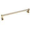 Antique Brass Aluminum Towel Bar