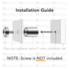 25mm Glass Standoff Sign Board Holder (Stainless)
