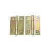 Brass Narrow Butt Hinge with Screw (24 pieces)