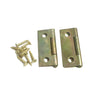 Brass Narrow Butt Hinge with Screw (24 pieces)