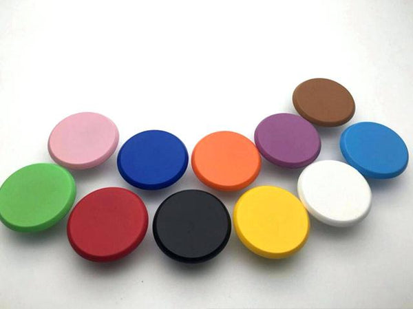 1230 Plain Red Plastic Knob
