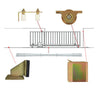 80S U-Groove Concealed Gate Roller