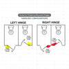 Stainless Steel Toilet Partition Set