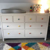 105 Plain White Ceramic Knob