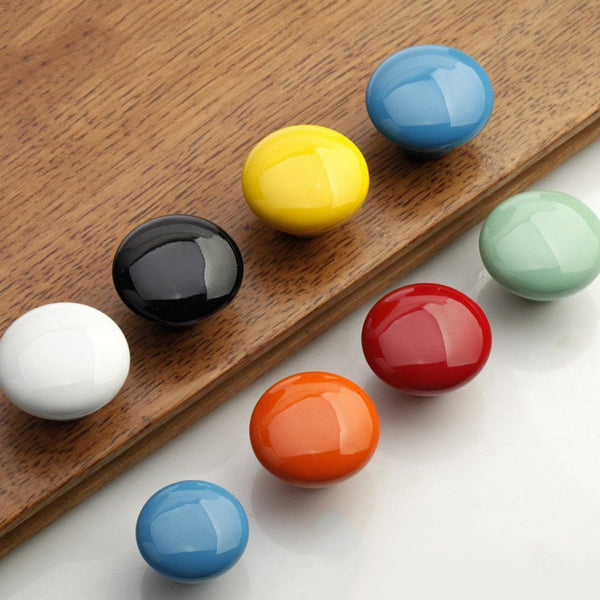 105 Plain Brown Ceramic Knob