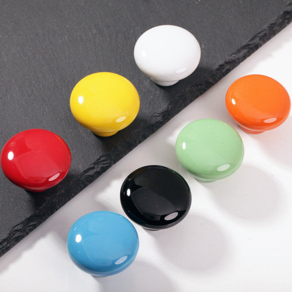 105 Plain Brown Ceramic Knob