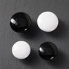 105 Plain White Ceramic Knob