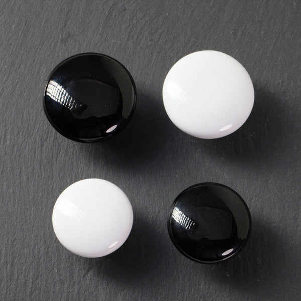 105 Plain White Ceramic Knob