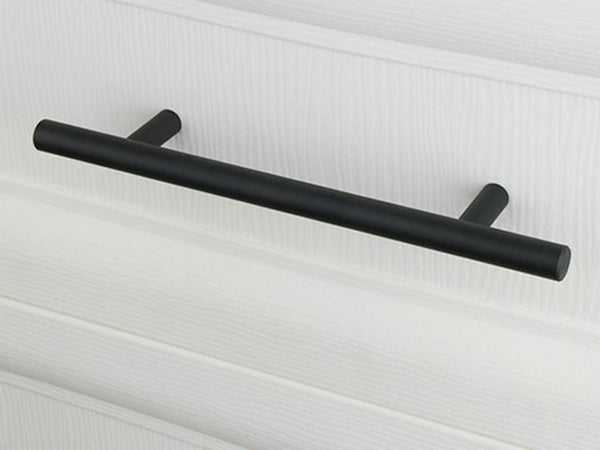 7925 Matte Black Hollow T Bar Handle
