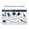 Mini Sliding Barn Door for Cabinet