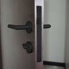 Corona Mortise Lockset Black