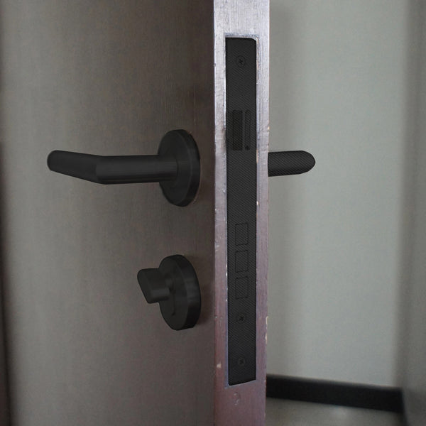 Corona Mortise Lockset Black