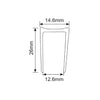 1/2 Aluminum U-Channel