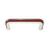 1228 Burgundy White Plastic Pull Handle