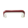 1228 Burgundy White Plastic Pull Handle