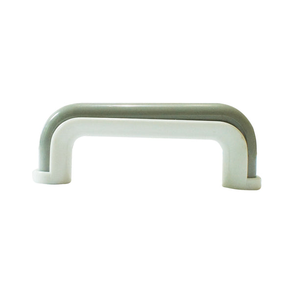 1228 Gray White Plastic Pull Handle