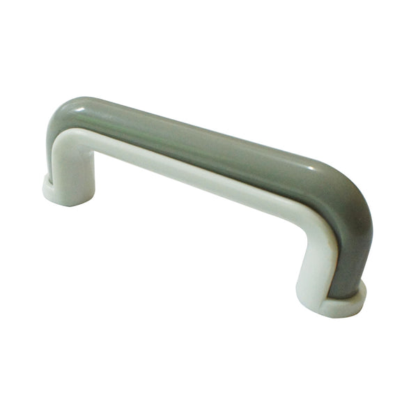 1228 Gray White Plastic Pull Handle