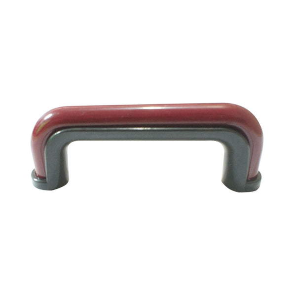 1228 Burgundy Black Plastic Pull Handle
