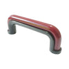 1228 Burgundy Black Plastic Pull Handle