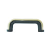 1228 Beige Black Plastic Pull Handle