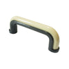 1228 Beige Black Plastic Pull Handle