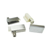 Stainless Single Glass Hinge Push Open