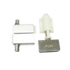 Stainless Single Glass Hinge Push Open