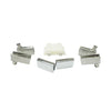 Stainless Double Glass Hinge Push Open