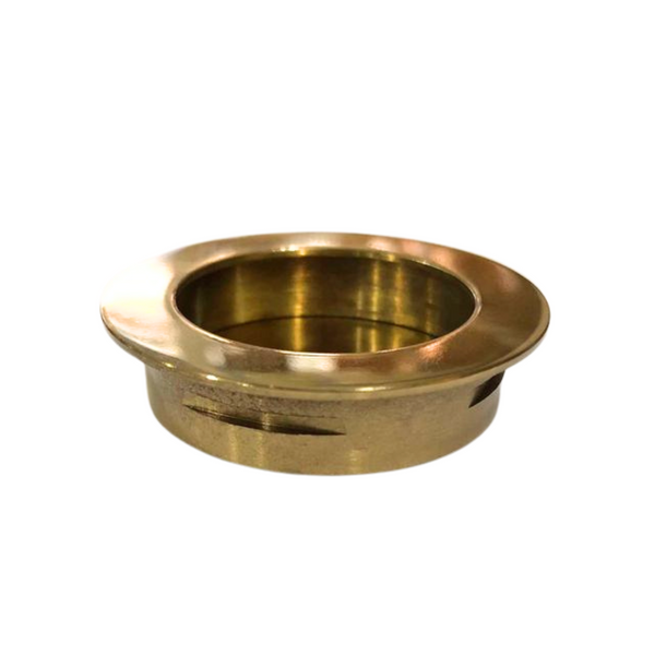 058 Round Brass Flush Handle