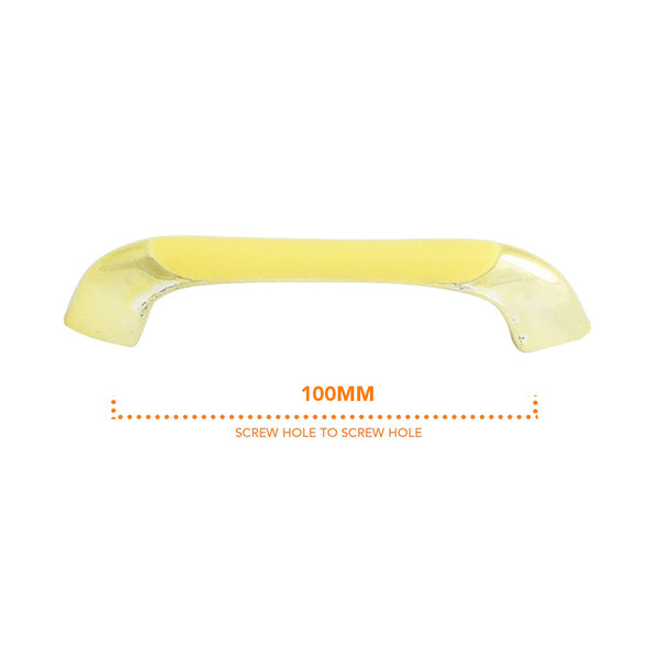 565 Brass with Yellow Color Combination Plastic Pull Handle