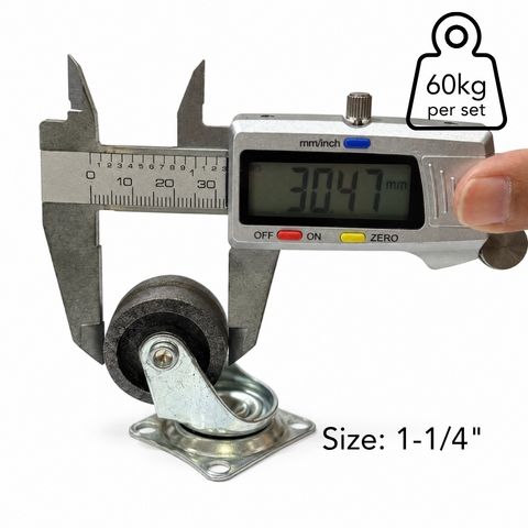 Plate Type Steel Caster (4 pieces)
