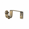 Single Brass Plated Curtain Bracket