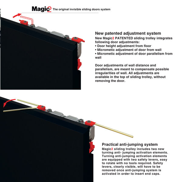 Terno Magic2 – Original Invisible Sliding Door