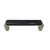 3056 Plastic Black / White Pull Handle