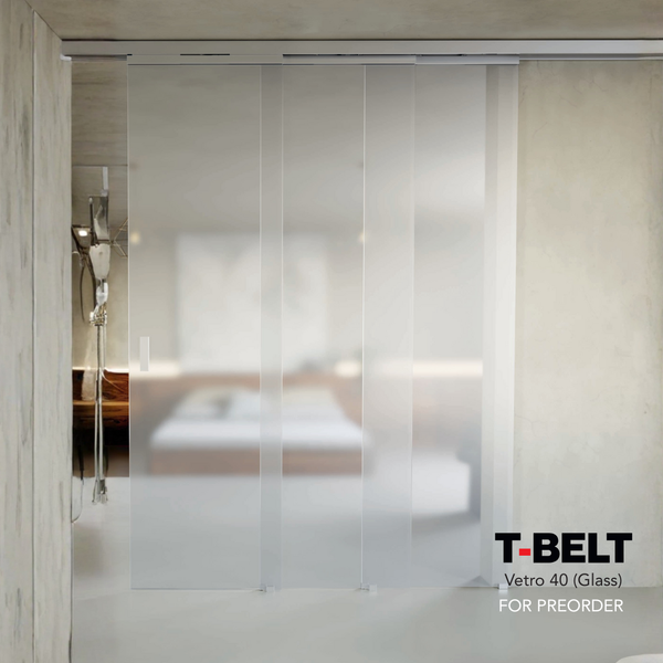 TERNO T-Belt Classic Synchronous Sliding Door Kit (3 Wooden Doors)