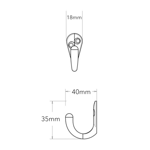Single Coat Hook