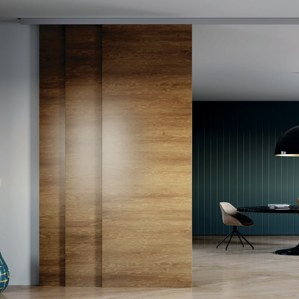 TERNO T-Belt Classic Synchronous Sliding Door Kit (3 Wooden Doors)