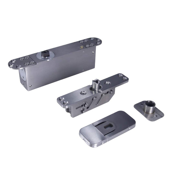Pivot Hinge with Adjustable Closing Speed & Hold Open (200kg)
