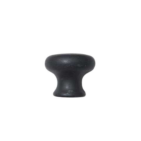 3130 Plastic Matte Black Knob Handle