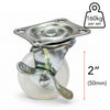 Plate Type With Brake White Nylon Caster